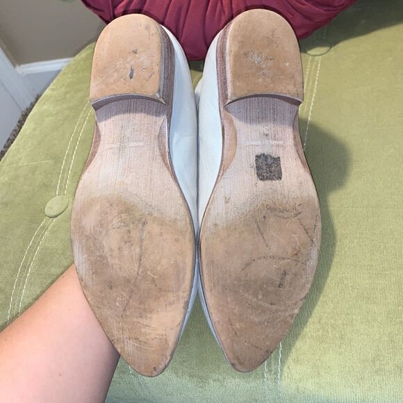 Free people Royal Flat in grey leather, size 7. - Picture 6 of 7